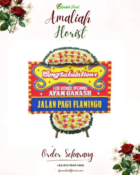 Sewa Papan Bunga Rumah Duka Dharma Agung Bekasi